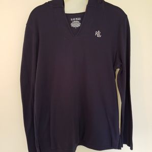 Womens Lauren Ralph Lauren Navy Hoodie